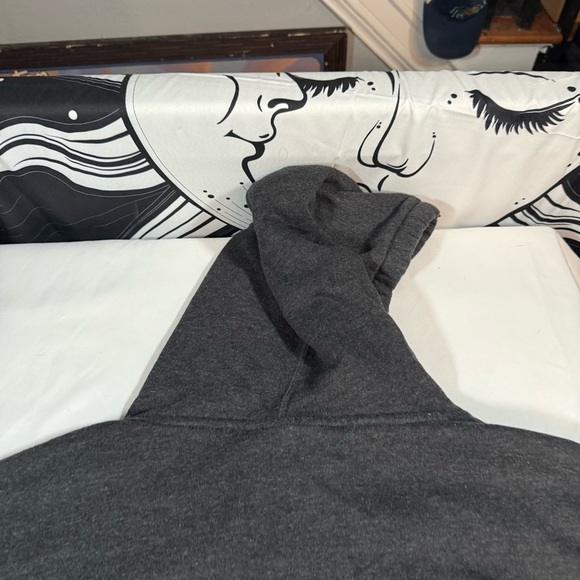 RZR Polaris Charcoal and Crimson Men's Hoodie - Picture 9 of 9